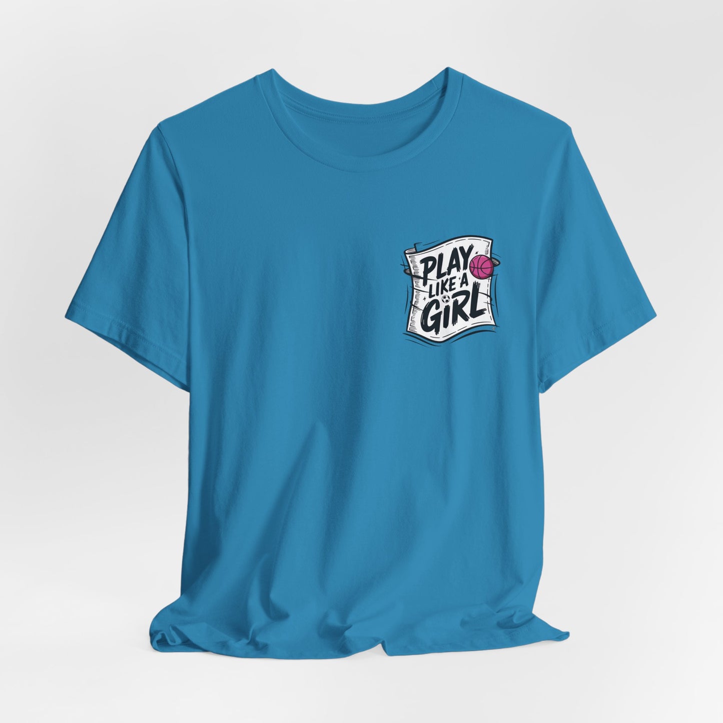 Play like a Girl Pocket Graphic Tee