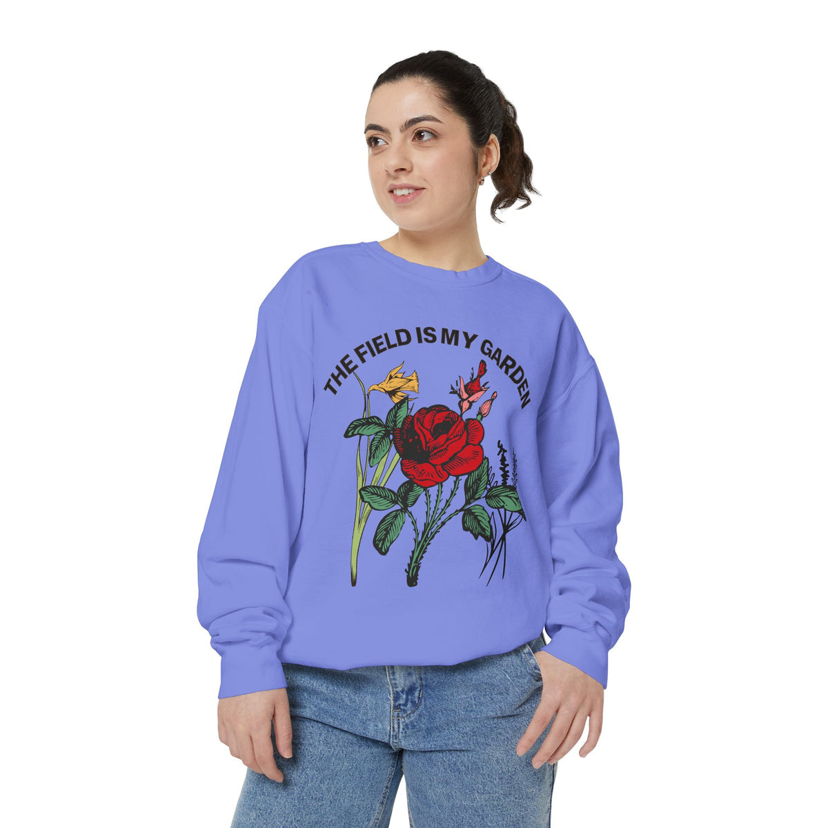 The Field Is My Garden Crewneck Sweatshirt