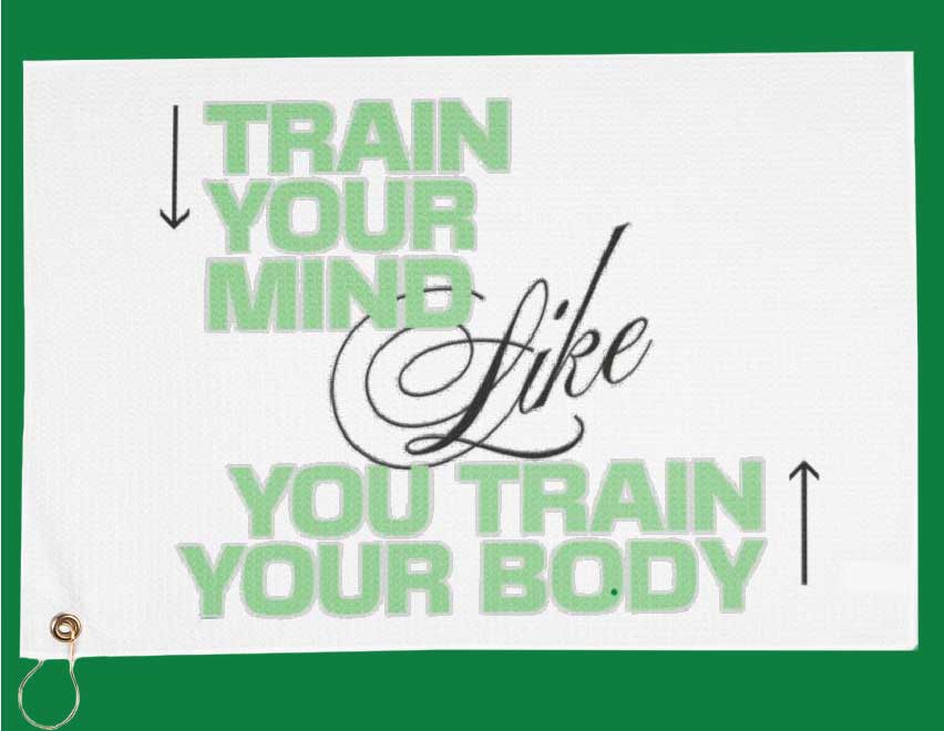Train Your Mind Towel โ Microfiber Sports Edition