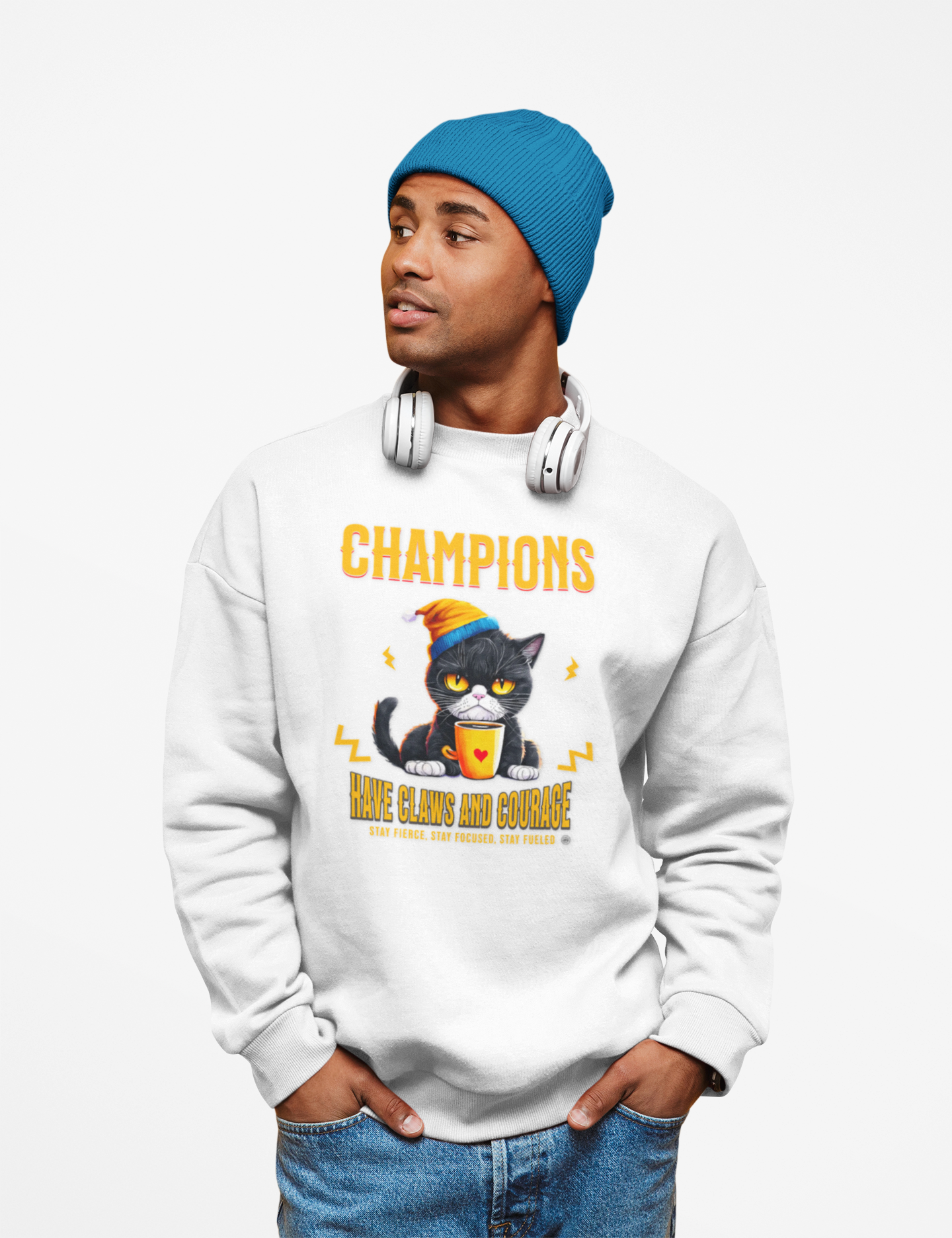 Clawed Champions Sweatshirt - Stay Fierce, Focused, and Fueled