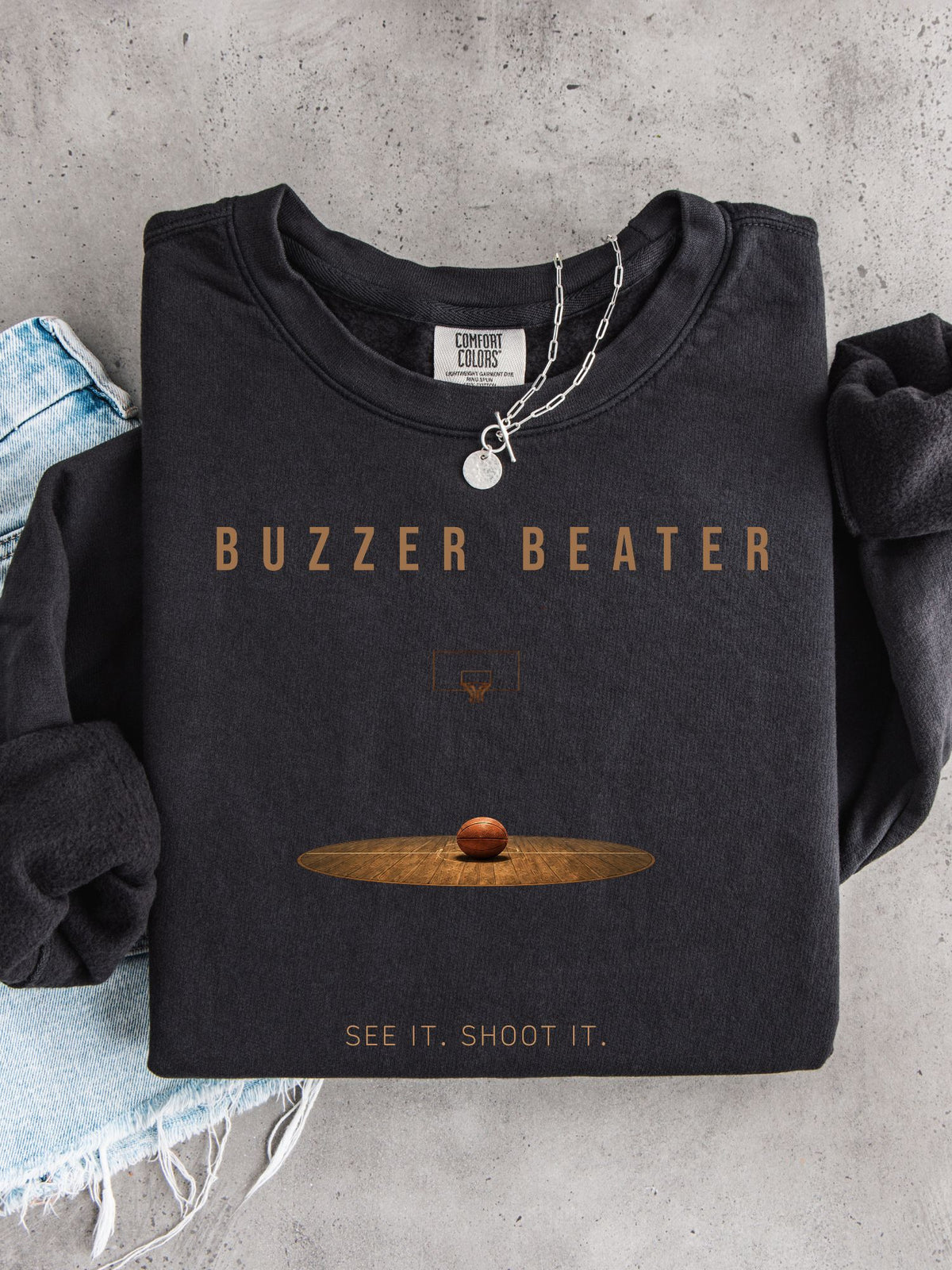 Buzzer Beater — Lightweight Basketball Crewneck