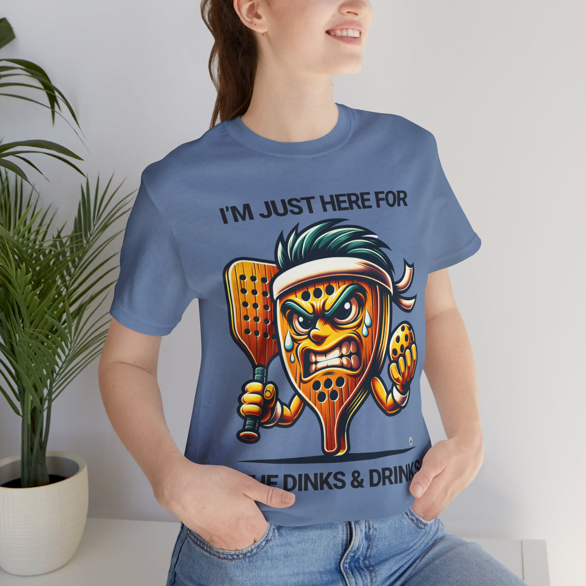 Dinks and Drinks Pickleball Tee