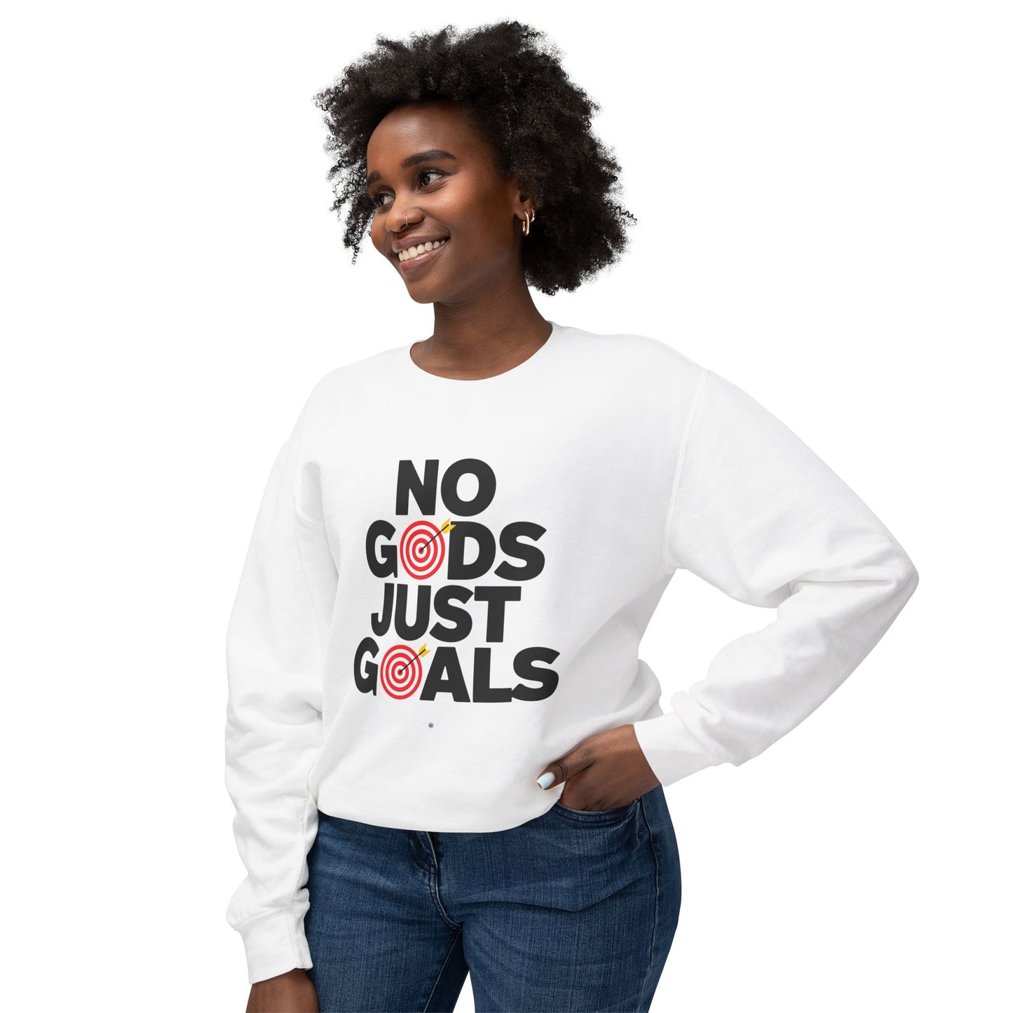 No Gods Just Goals Lightweight Sweatshirt