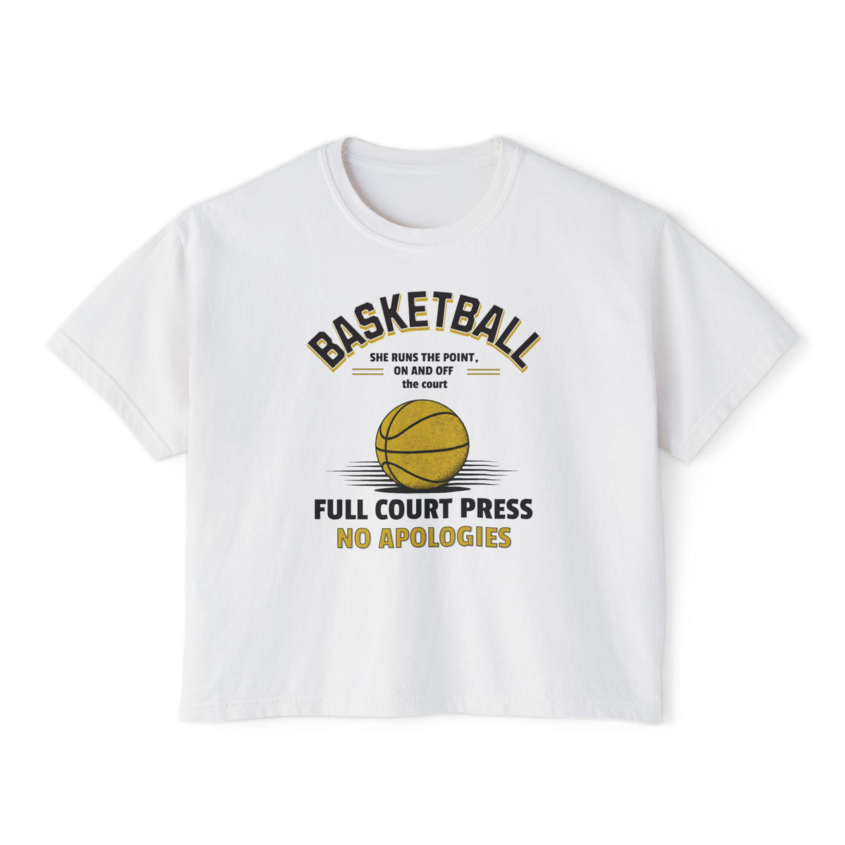 Full Court Press Basketball Boxy Tee