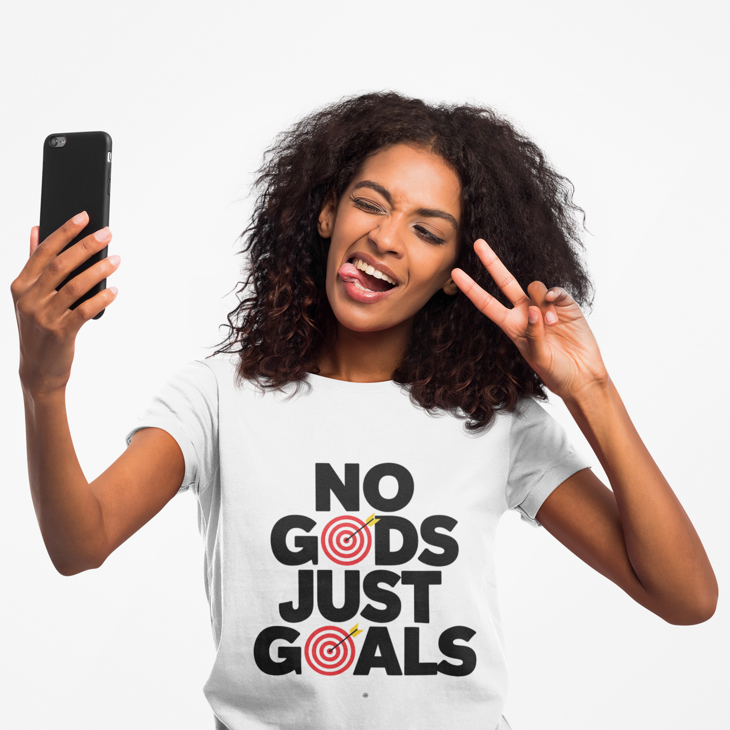 No God Just Goals T-Shirt — Motivational Statement Tee