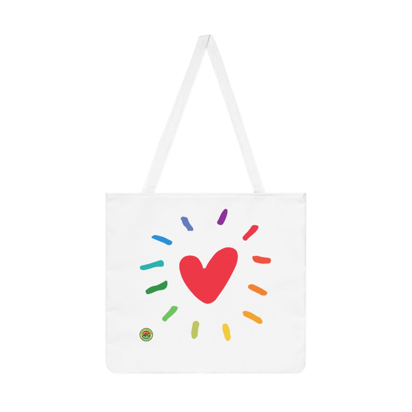 Bags Heart Tote Bag - Custom Tote Bag Design One size / White