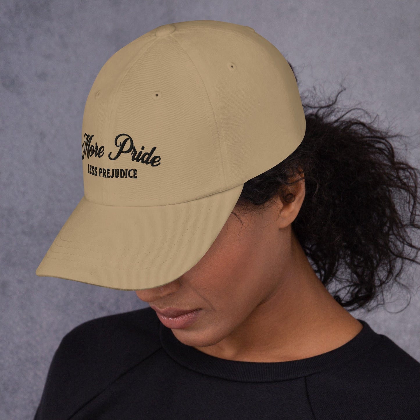 Hat "More Pride Less Prejudice" Cotton Embroidered hat