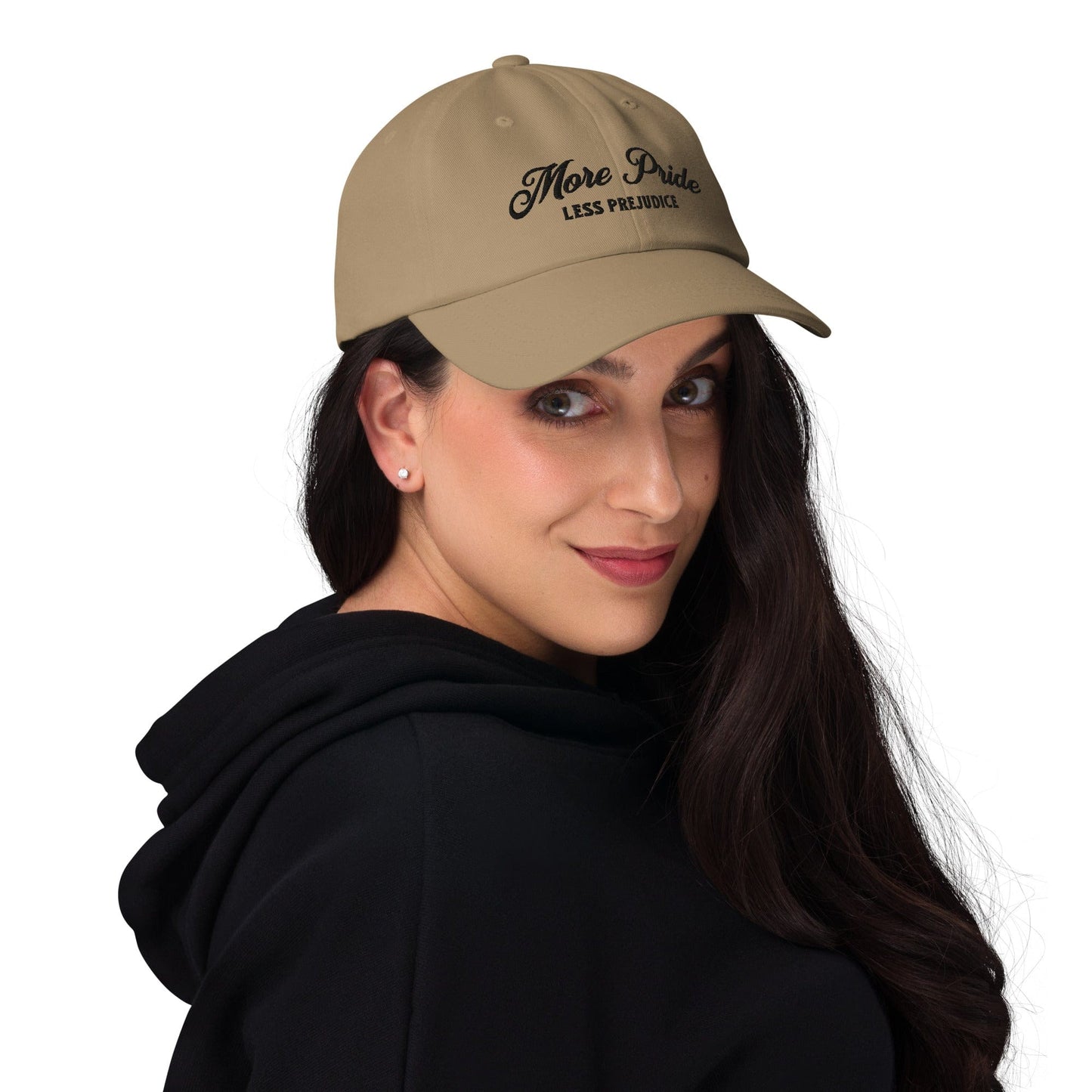 Hat "More Pride Less Prejudice" Cotton Embroidered hat