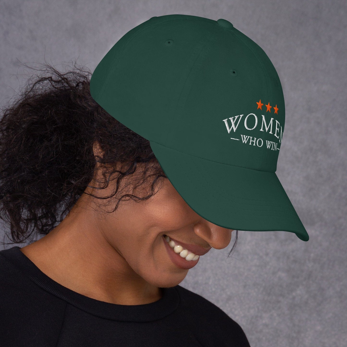 Hat "Women Who Win" Cotton Embroidered Hat