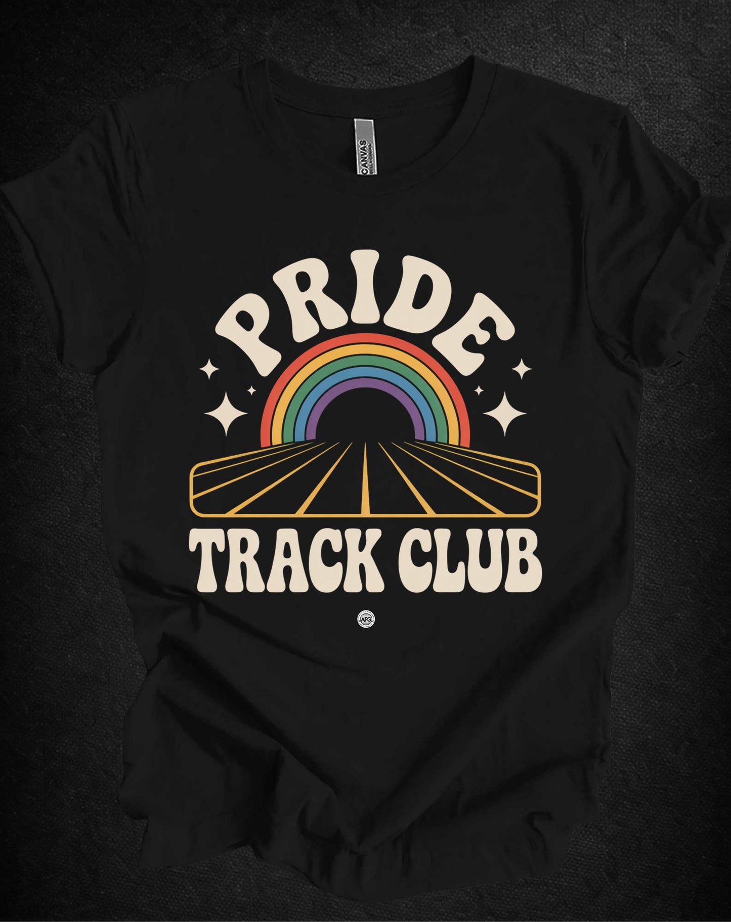 Unisex Tee - "Pride Track Club" Design