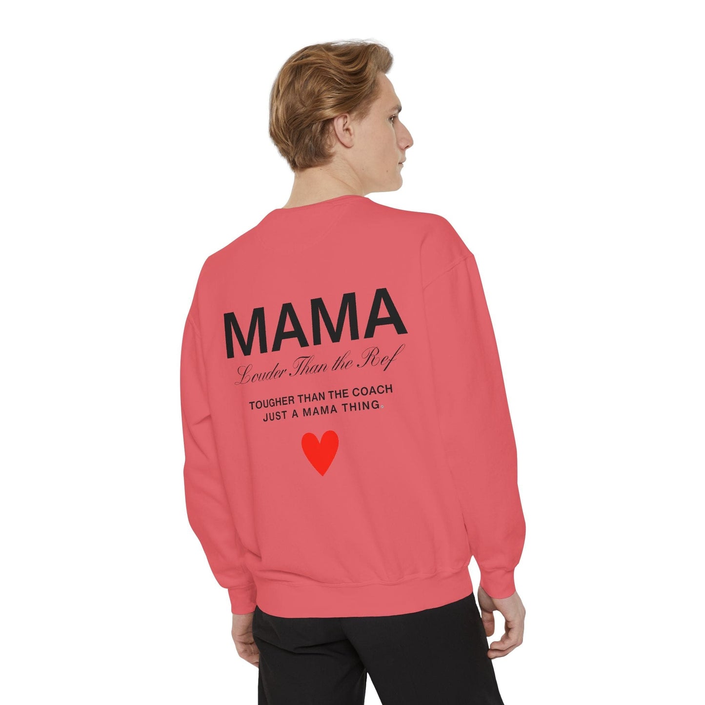 Sweatshirt Garment-Dyed Sweatshirt - Girlpower with a Side of Sass