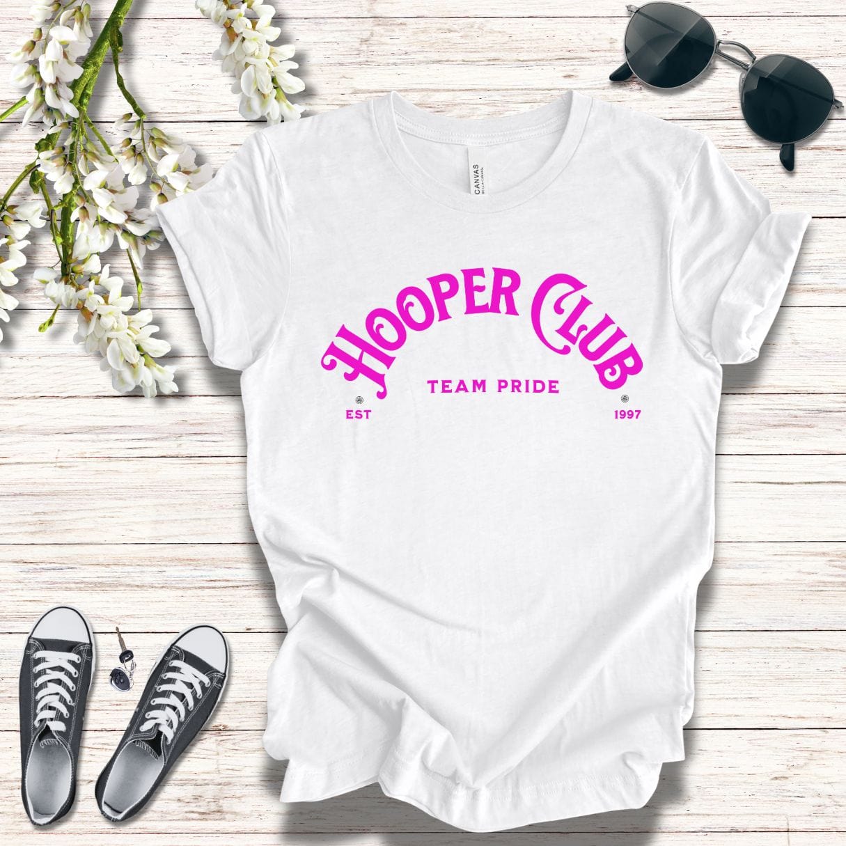 T-Shirt Basketball Tee - Hooper Club Team Pride - Unisex Jersey Short Sleeve Tee