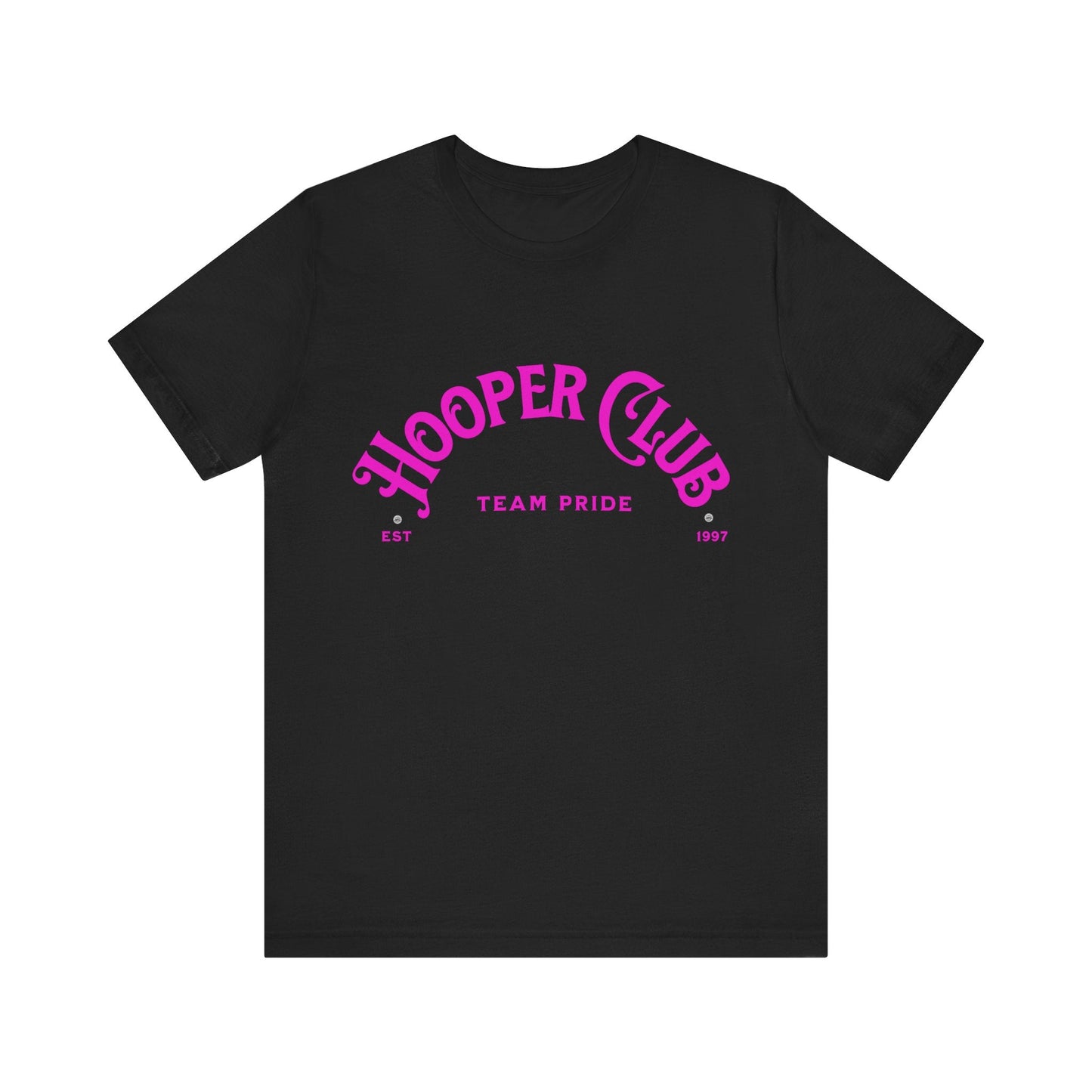 T-Shirt Basketball Tee - Hooper Club Team Pride - Unisex Jersey Short Sleeve Tee Black / S