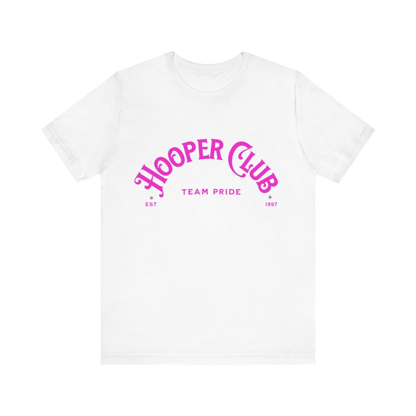 T-Shirt Basketball Tee - Hooper Club Team Pride - Unisex Jersey Short Sleeve Tee White / S