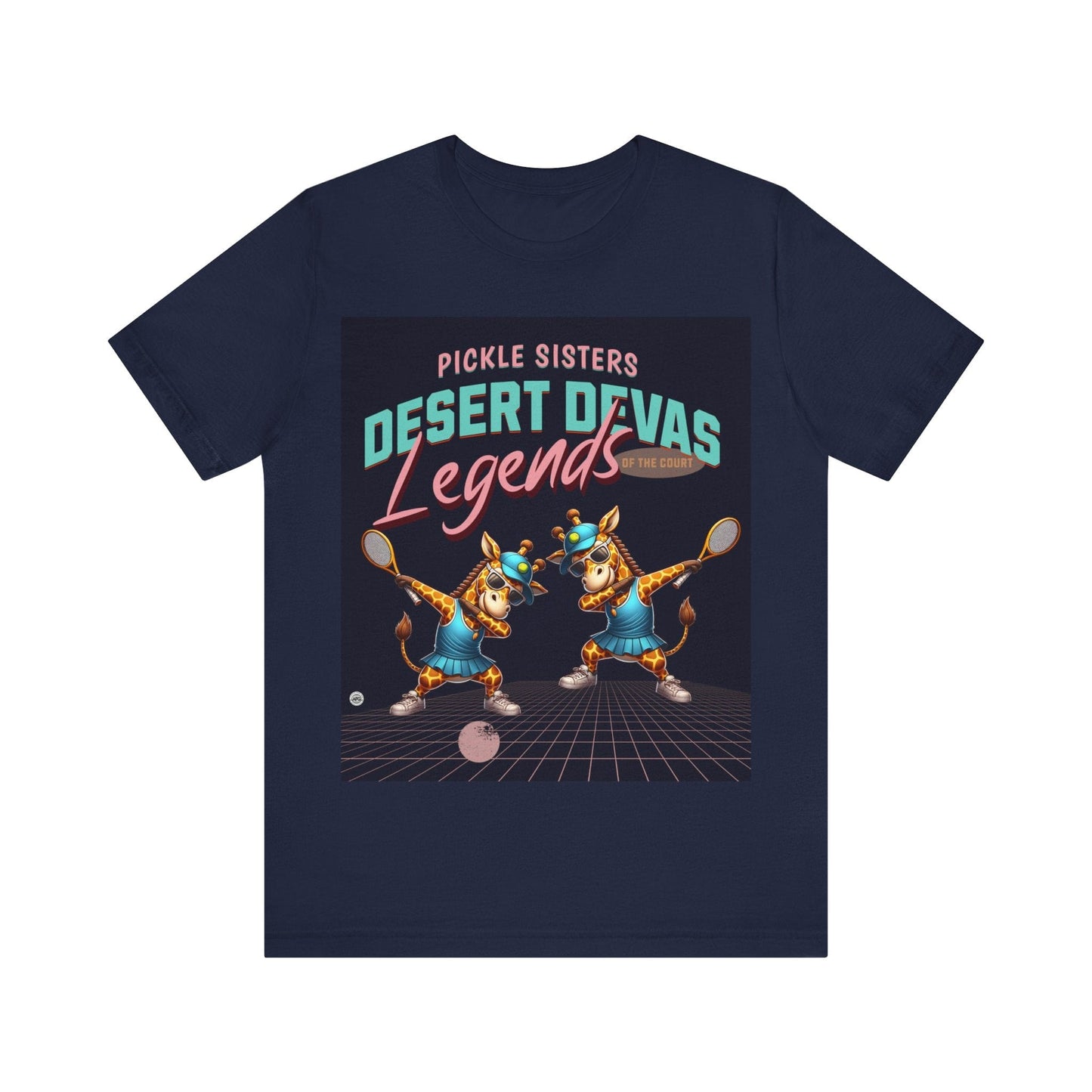 T-Shirt Desert Devas - Pickle Sisters - Pickleball Tee Navy / S
