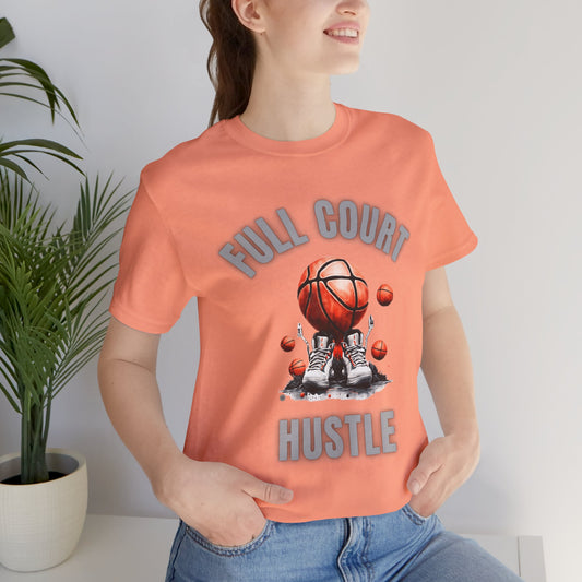 Basketball Tee - Full Court Hustle Design