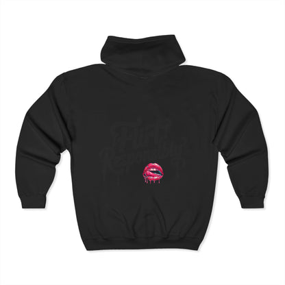 Flirt Responsibly Zip Hoodie - Unisex