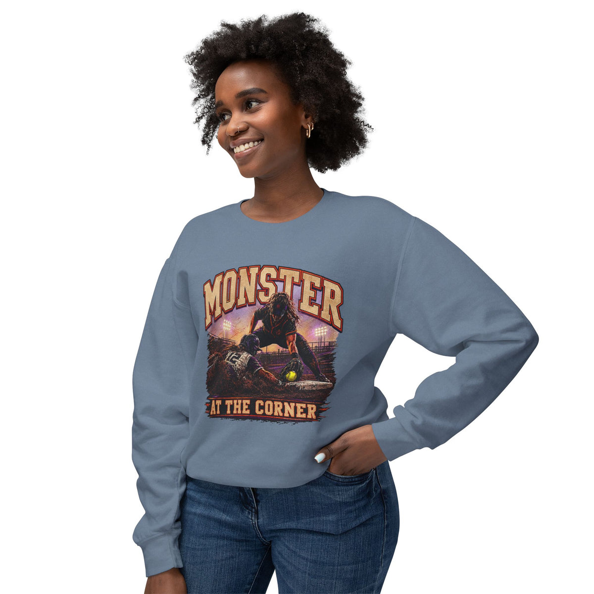 Monster at the Corner Lightweight Crewneck