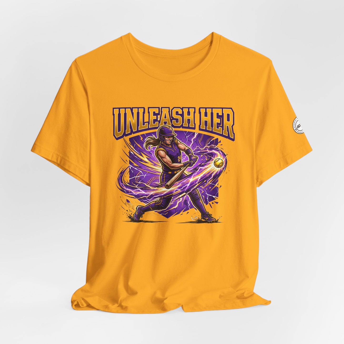 Unleash Her Softball Hitter Graphic Tee