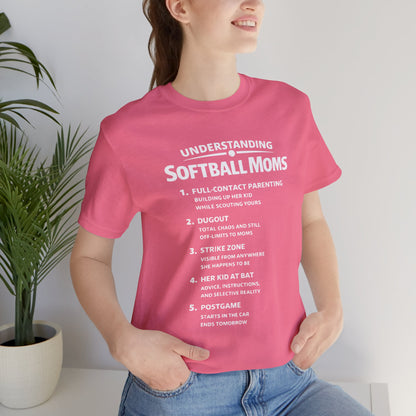 Understanding Softball - Funny Mom Tee