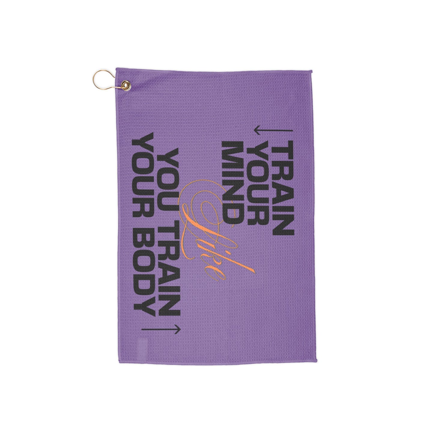 Towel - Train Your Mind Like You Train Your Body - Light Purple