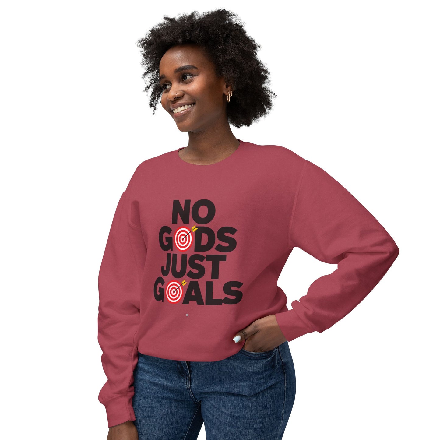 No Gods Just Goals Lightweight Sweatshirt