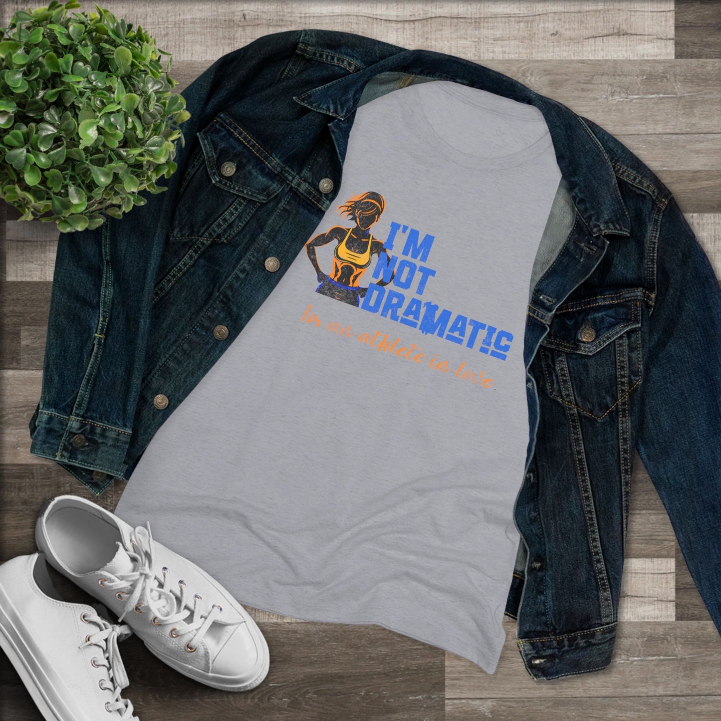 I'm Not Dramatic, I'm an Athlete in Love Tri-blend Tee