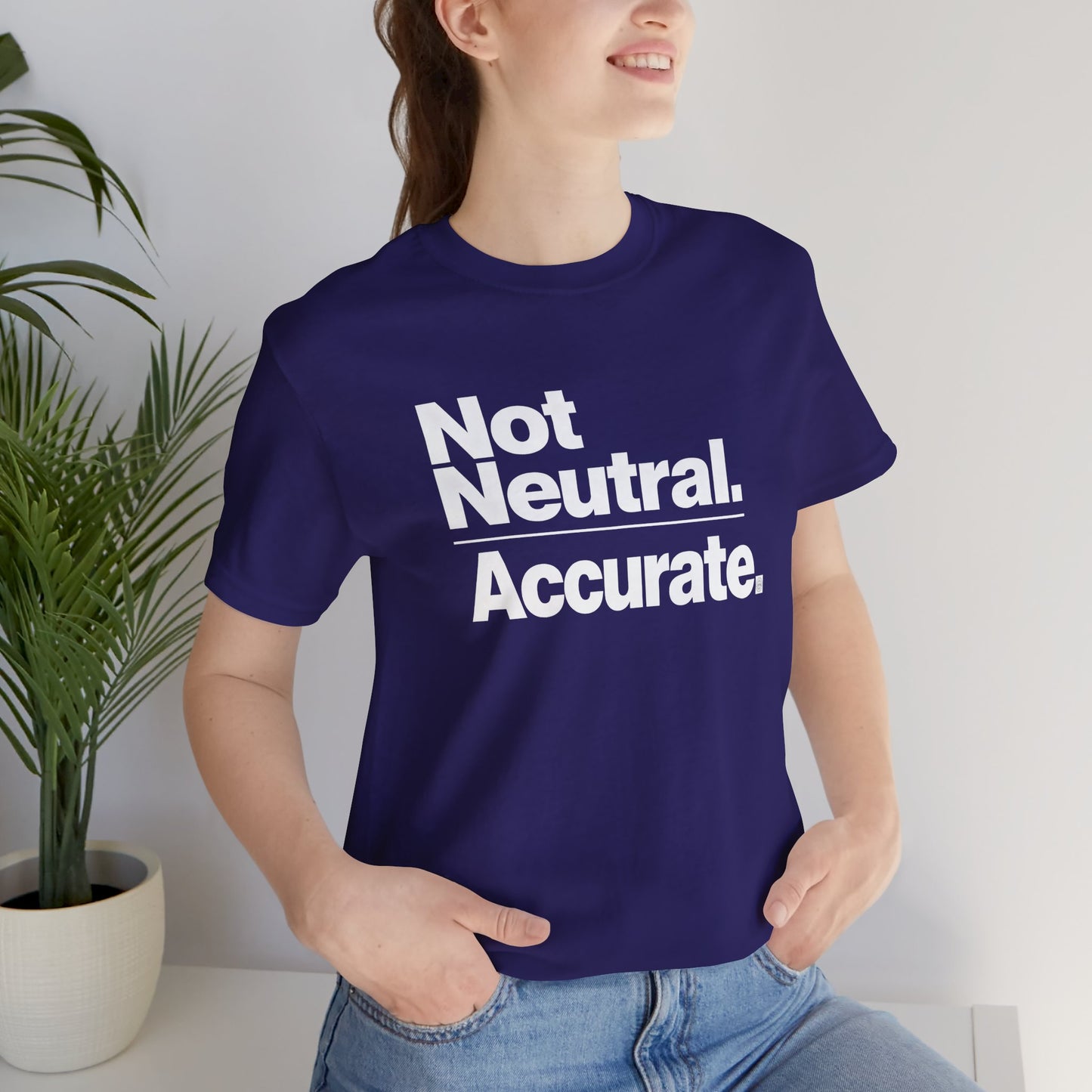 Not Neutral. Accurate. Tee – Coach-Built Mindset Shirt for Athletes