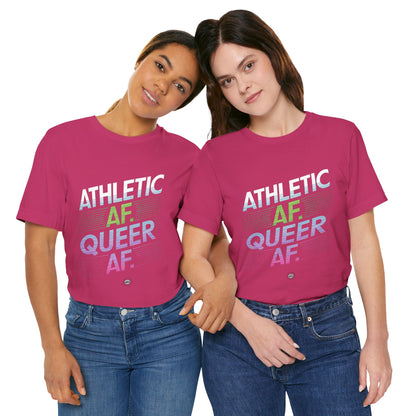 Athletic AF Queer AF Tee — LGBTQ+ Pride Athletic Graphic T-Shirt