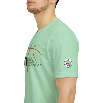 Basketball Pride Tee with Sleeve Logo