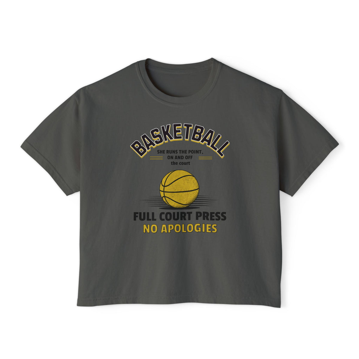 Full Court Press Basketball Boxy Tee