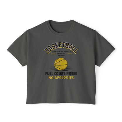 Full Court Press Basketball Boxy Tee