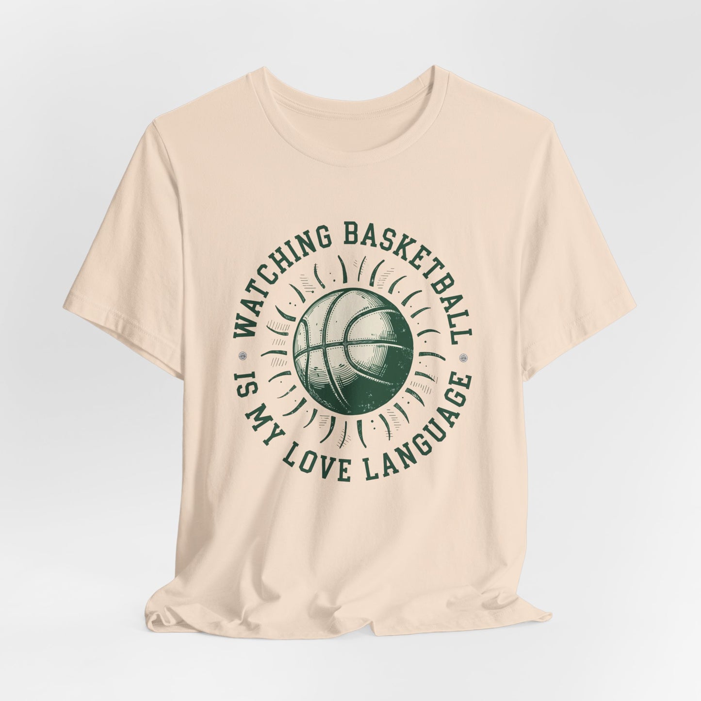 Watching Basketball Is My Love Language Shirt | Vintage Basketball Tee