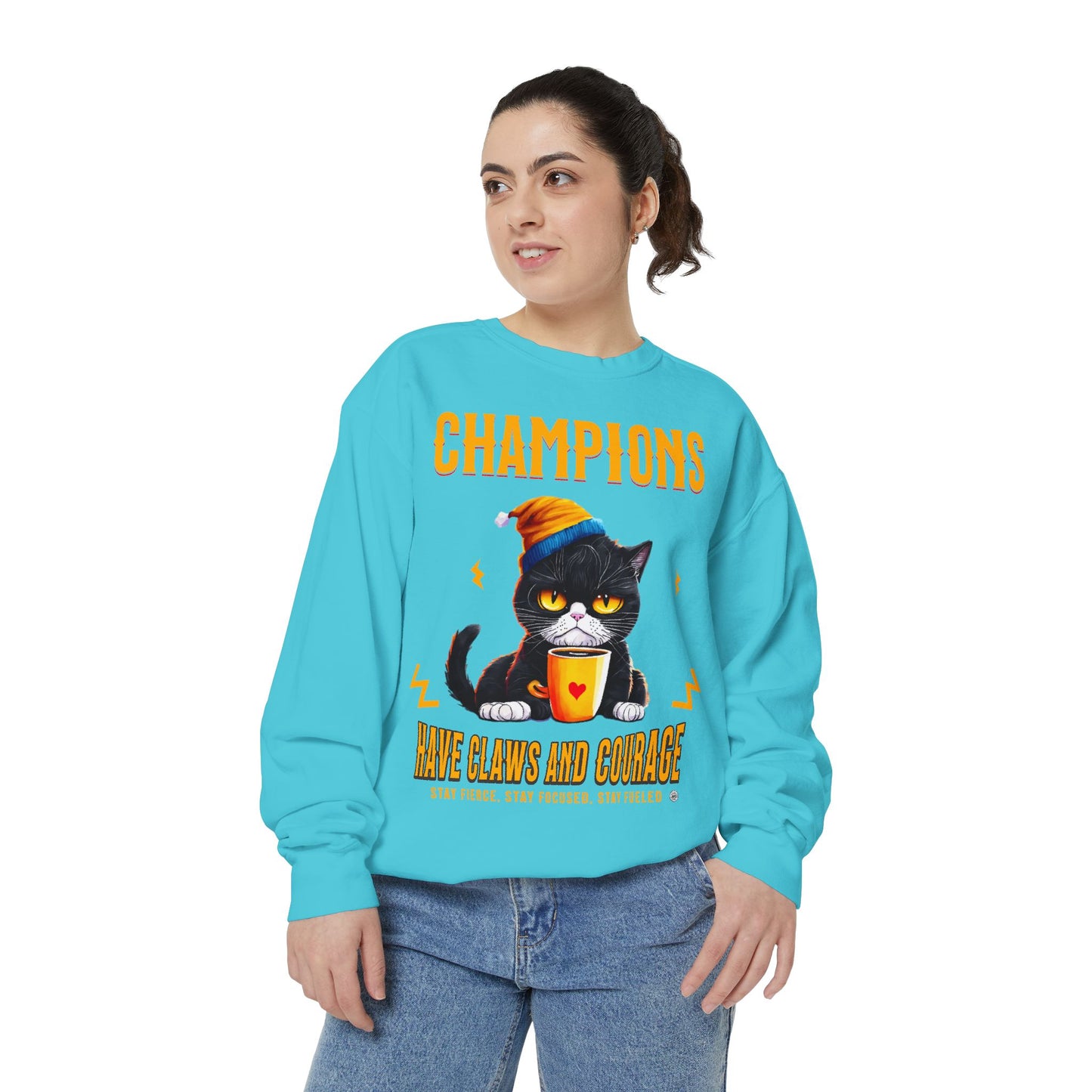 Clawed Champions Sweatshirt - Stay Fierce, Focused, and Fueled