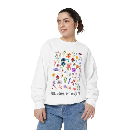 Rise, Bloom and Conquer - Heavyweight Crewneck