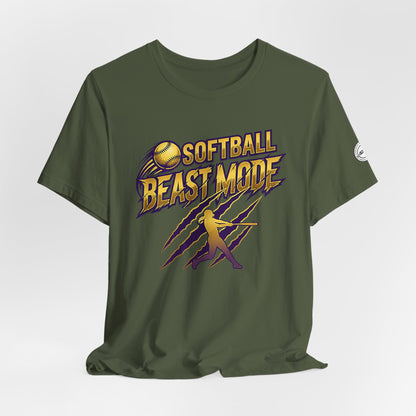 Softball Beast Mode Graphic Tee