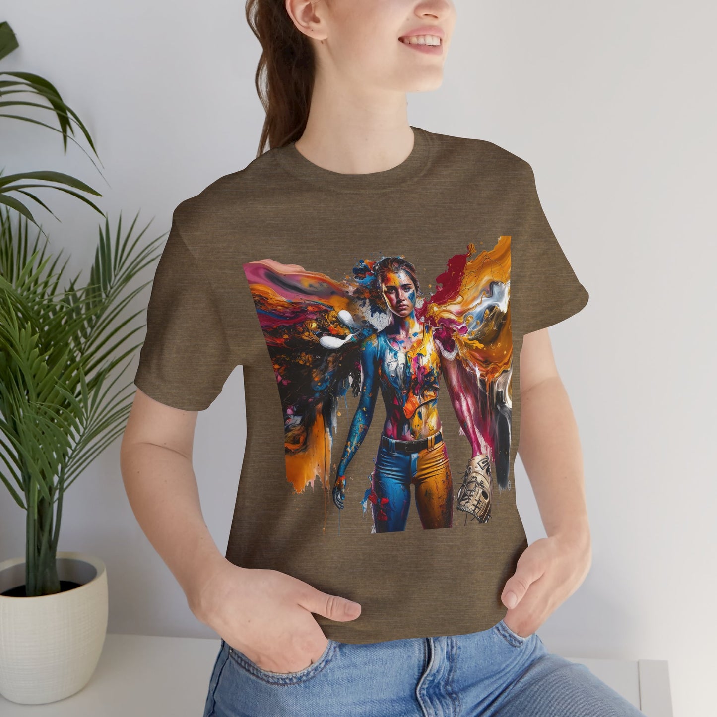 Painted Angel Softball T-Shirt