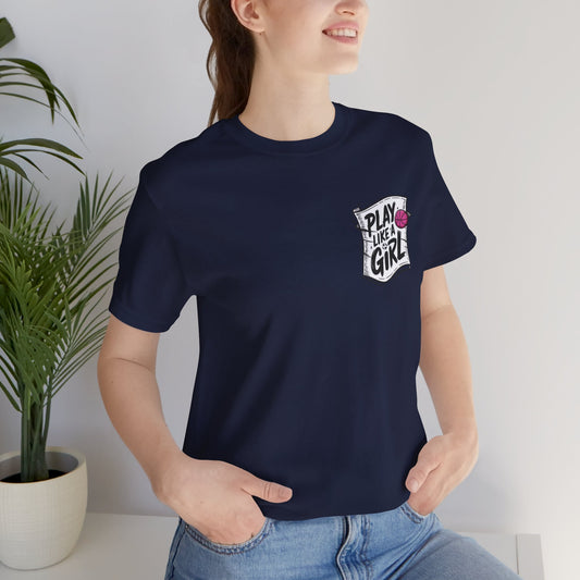 Play like a Girl Pocket Graphic Tee