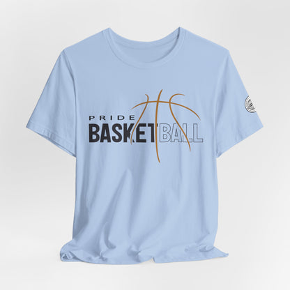 Basketball Pride Tee with Sleeve Logo