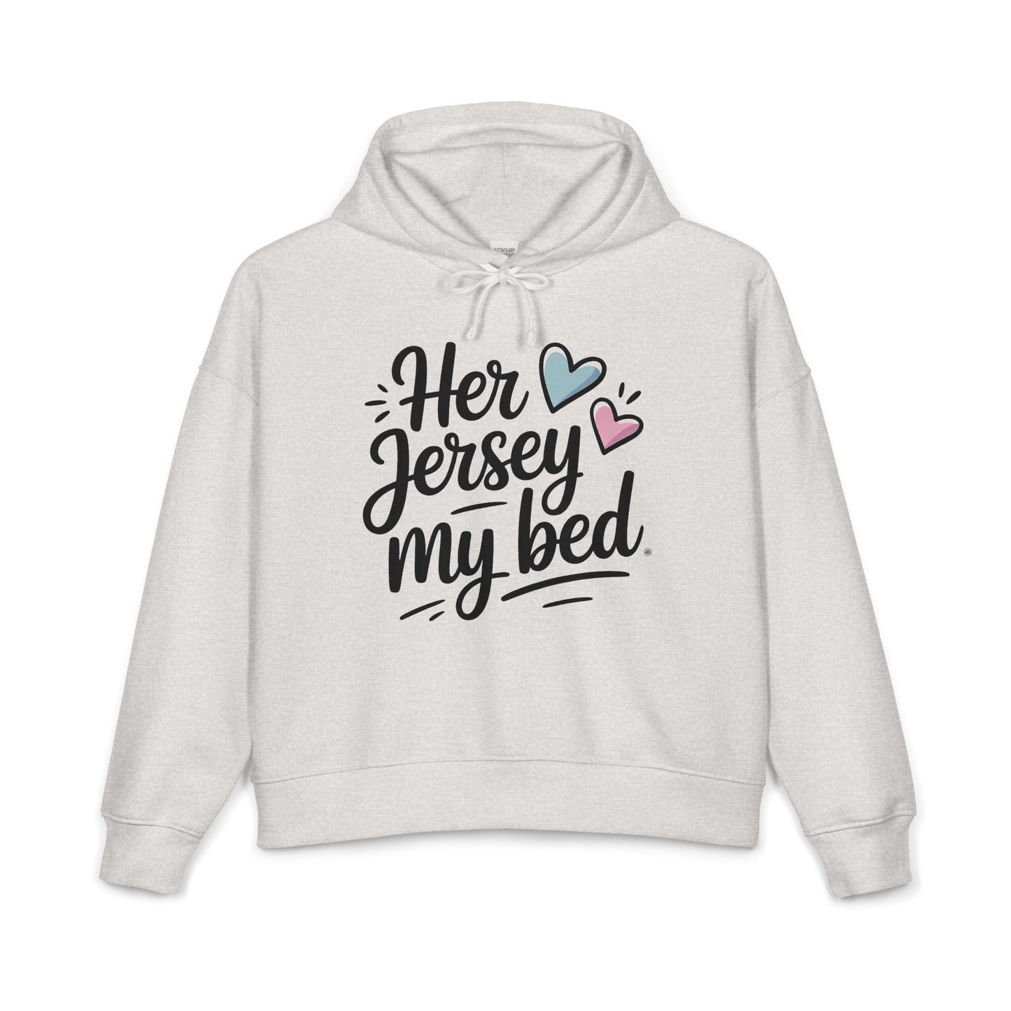 Her Jersey My Bed Mid-Length Hoodie