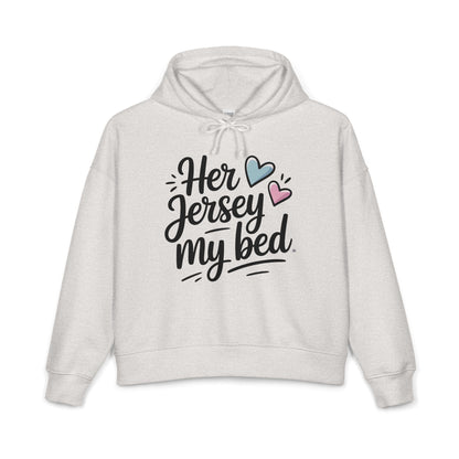 Her Jersey My Bed Mid-Length Hoodie