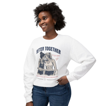 Better Together Volleyball Sweatshirt | Good Passes, Better Chemistry