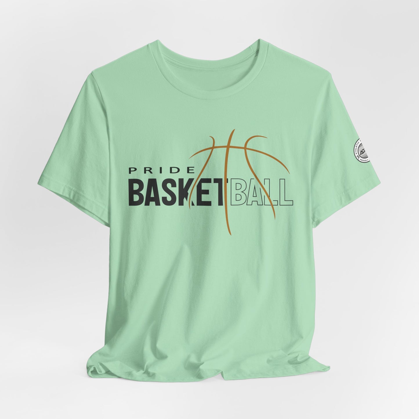 Basketball Pride Tee with Sleeve Logo