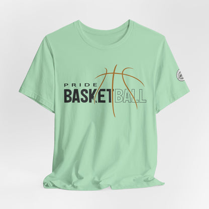 Basketball Pride Tee with Sleeve Logo