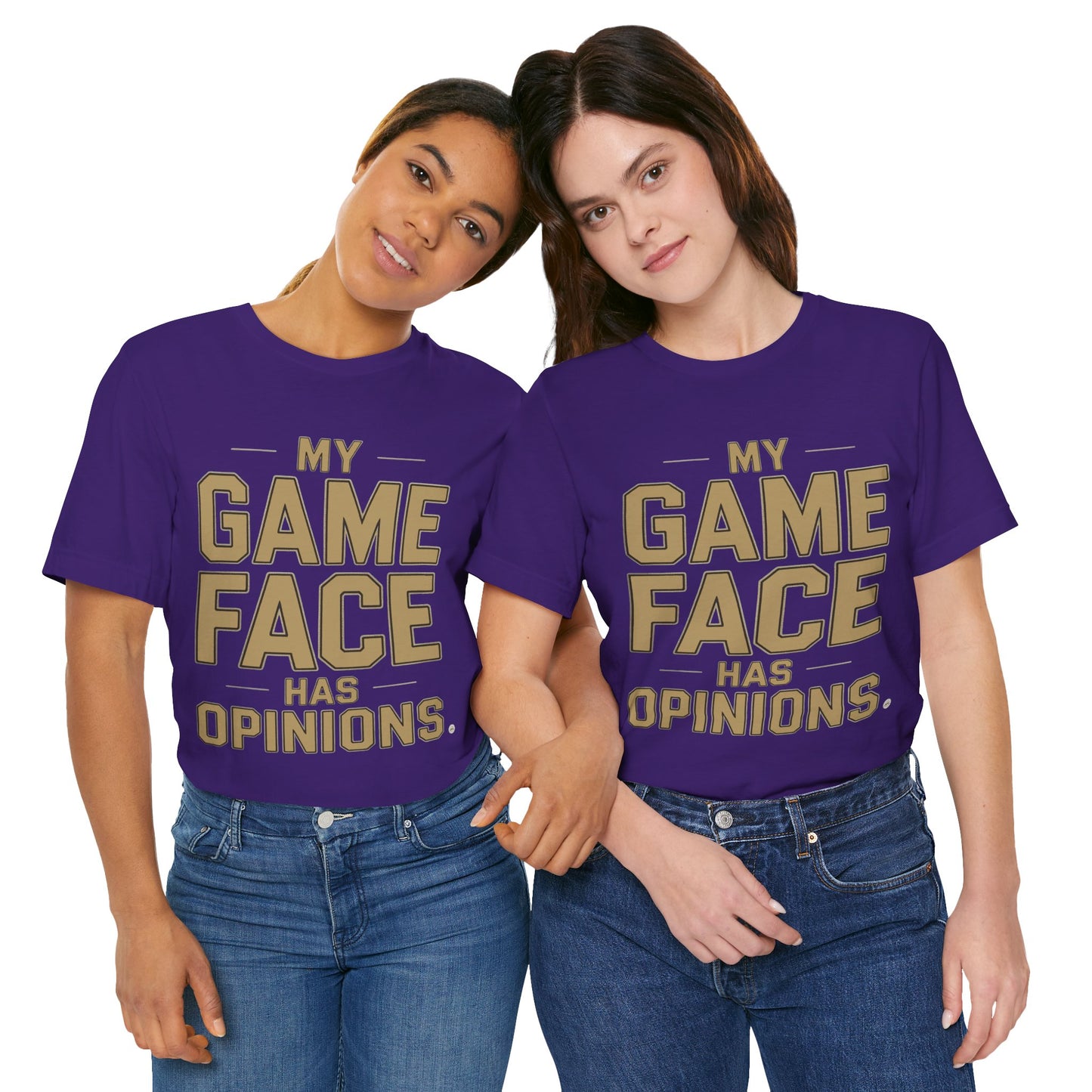Athletic Tee | My Game Face Has Opinions