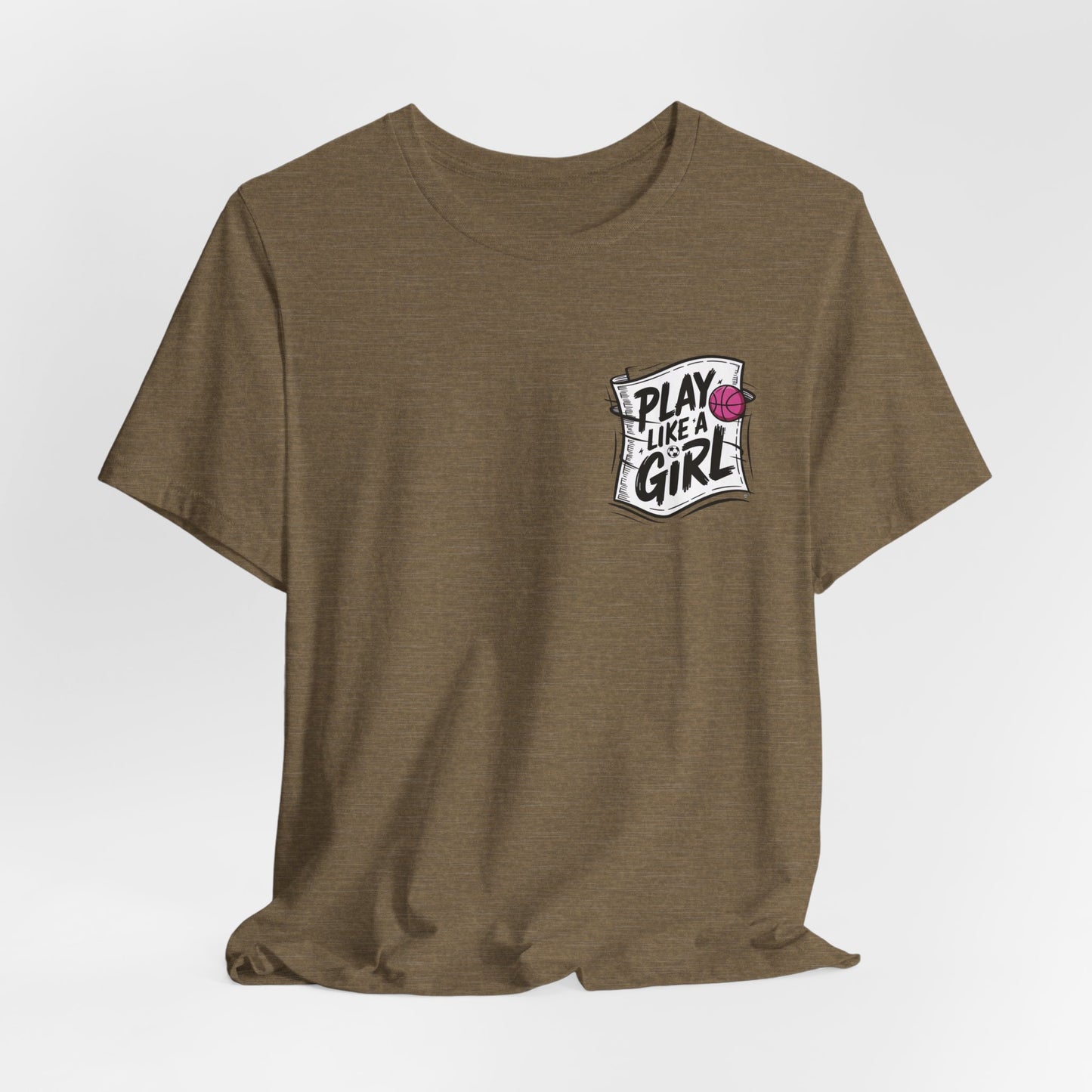Play like a Girl Pocket Graphic Tee