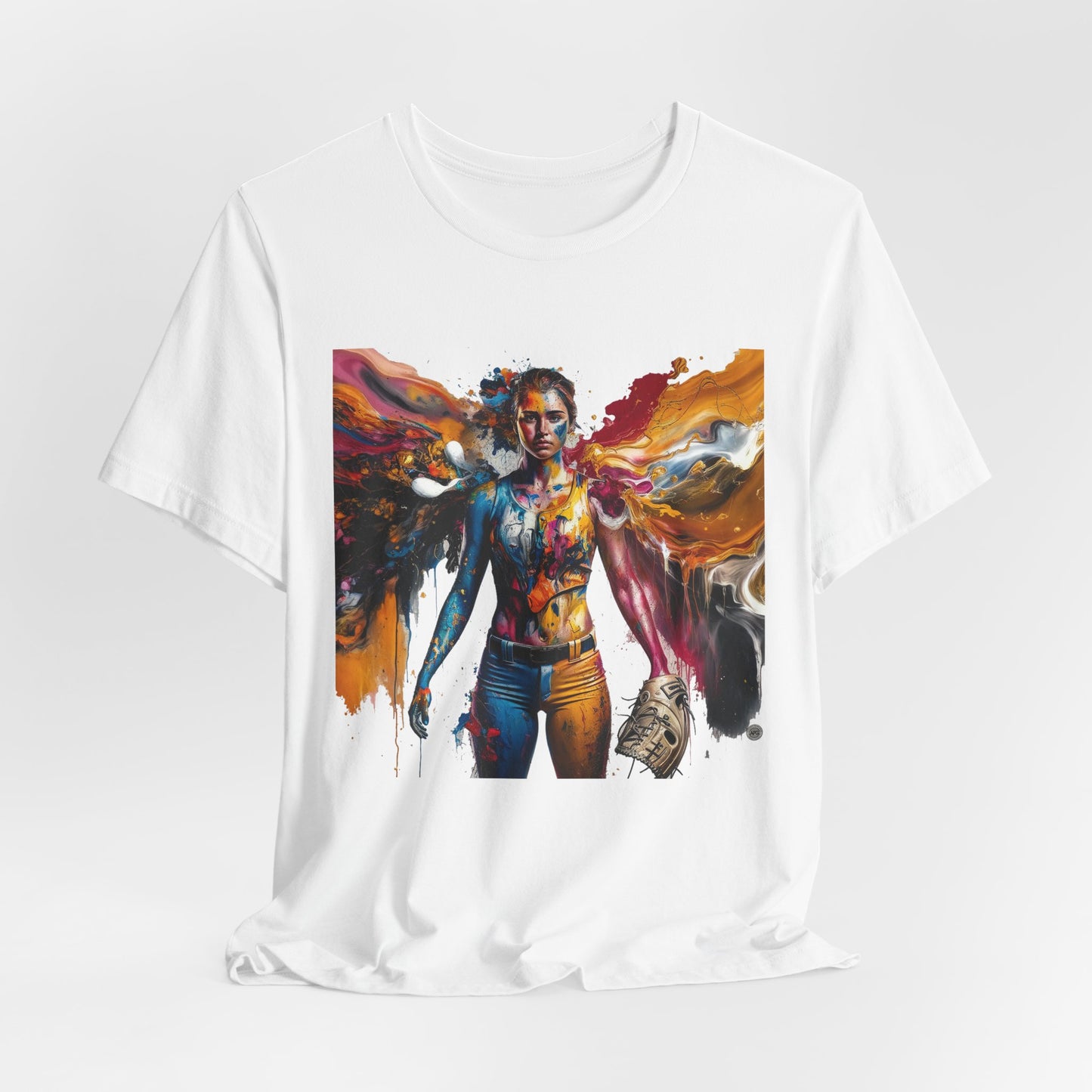Painted Angel Softball T-Shirt