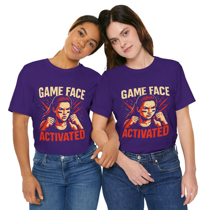 T-Shirt - Game Face Activated Unisex Jersey Short Sleeve Tee