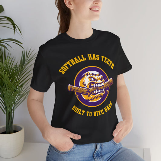 Softball Has Teeth Graphic Tee
