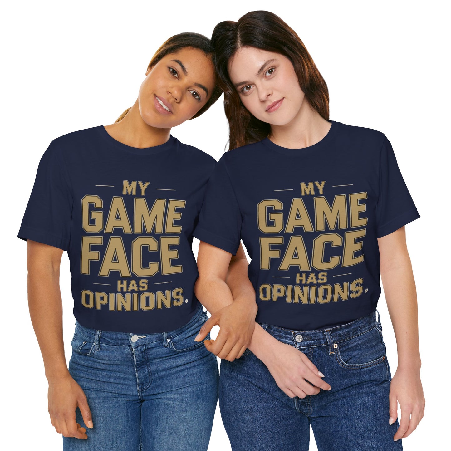 Athletic Tee | My Game Face Has Opinions